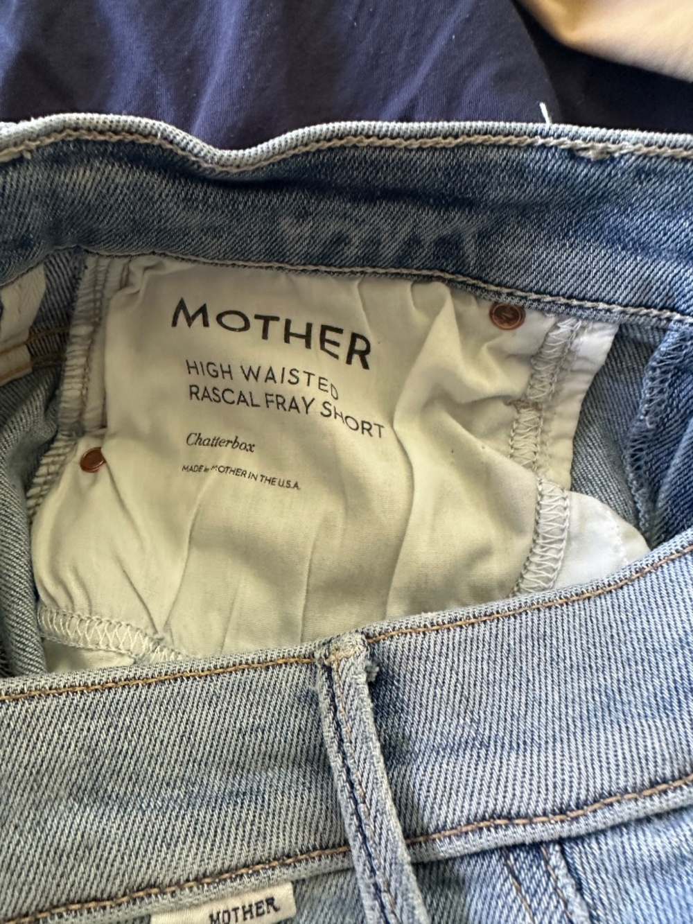 Two Mother Denim Rascal High Waisted Shorts - Picture 6 of 6